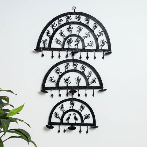 Elephant - Bastar Tribal Wrought Iron Wall Hanging Online in India 
