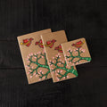 Gond handpainted handmade paper diaries (set of 3) 03