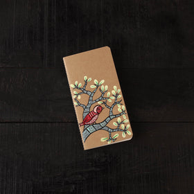 Madhubani handpainted handmade paper diaries (set of 3) 10