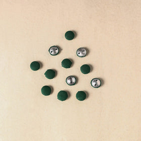 1.5cm handmade fabric small button (set of 12) 10