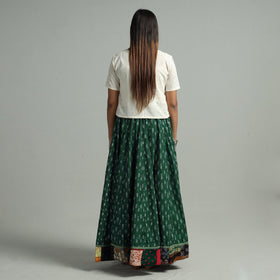 Buy 24 Kali Cotton Pochampally Ikat Skirt