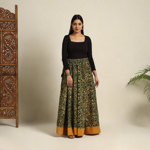 24 Kali Patchwork Batik Print Cotton Long Skirt 08