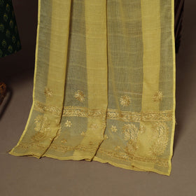 2pc cotton unstitched dress material with jewellery set 31