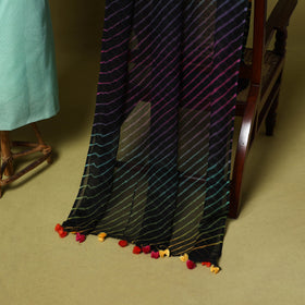 Green - 2pc cotton unstitched hand embroidery kota doria