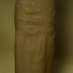 Green - 2pc cotton unstitched hand embroidery kota doria