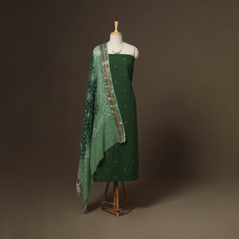 2pc cotton unstitched jacquard dress material