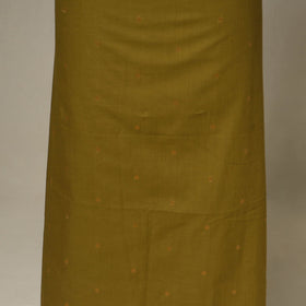 Green - 2pc cotton unstitched jacquard dress material