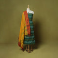 Green - 2pc cotton unstitched pochampally ikat dress