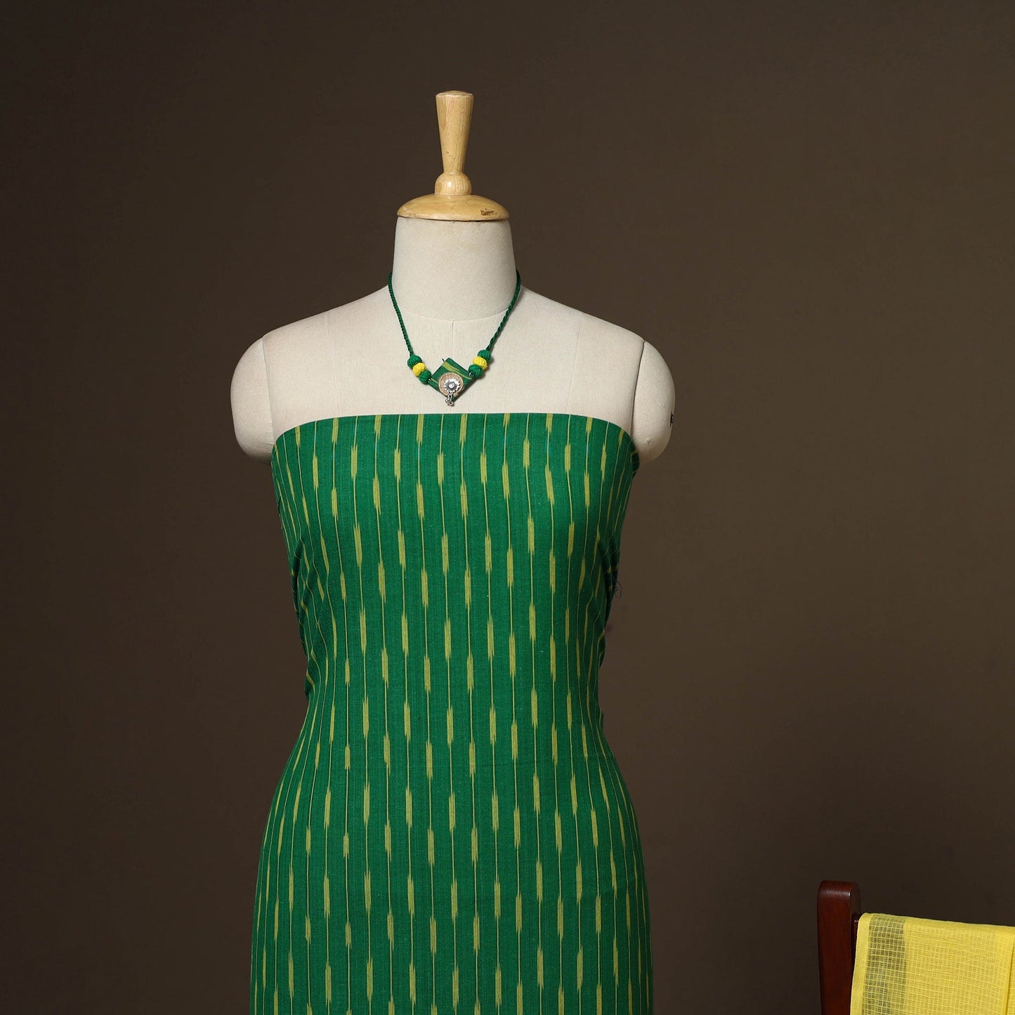 2pc cotton unstitched pochampally ikat dress material