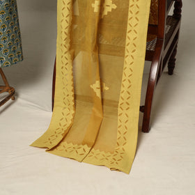 Green - 2pc cotton unstitched sanganeri dress material