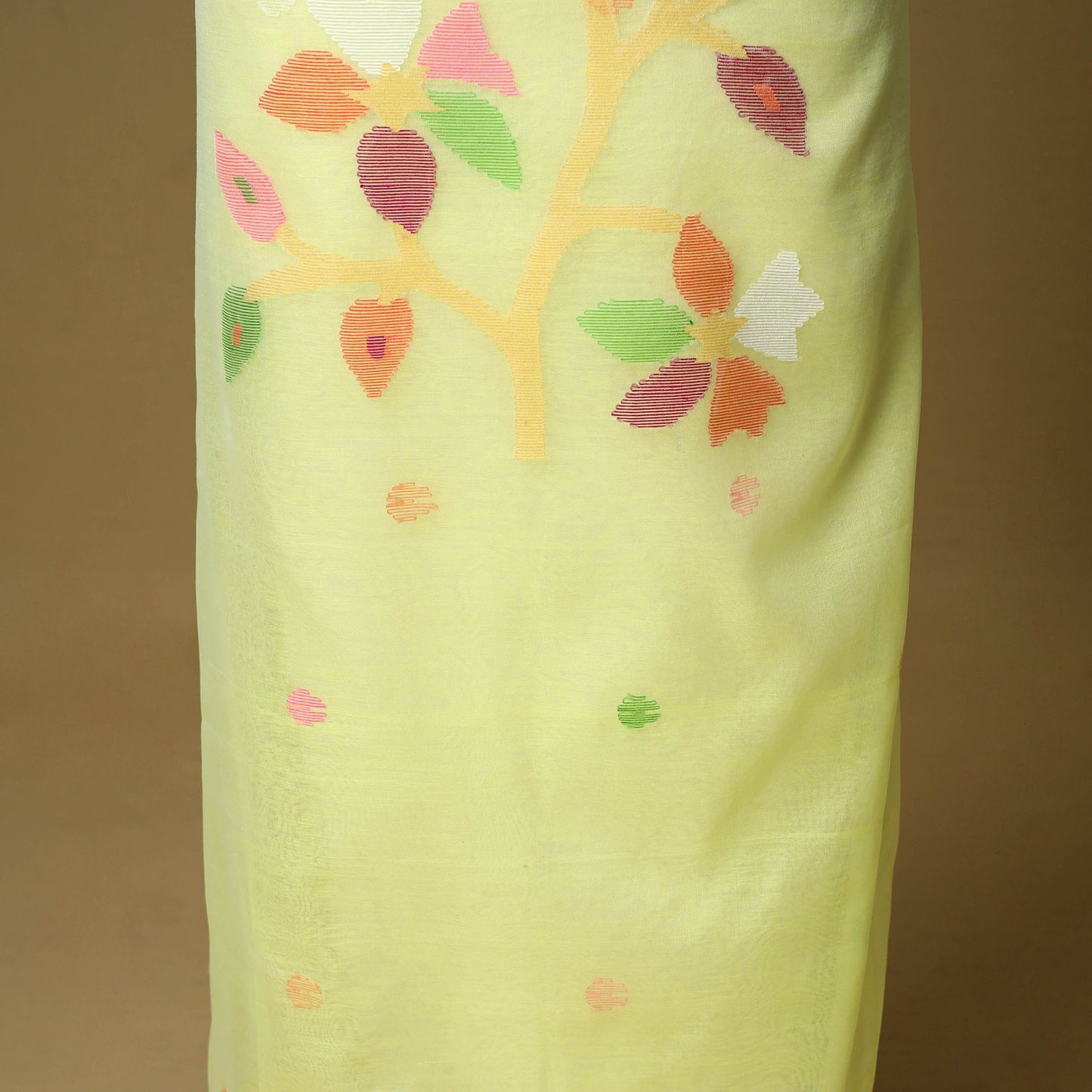 2pc handloom silk cotton unstitched phulia jamdani dress