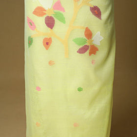 2pc handloom silk cotton unstitched phulia jamdani dress