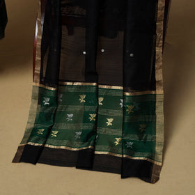 2pc handloom zari buta unstitched chanderi silk dress