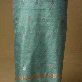 2pc handloom zari buta unstitched chanderi silk dress