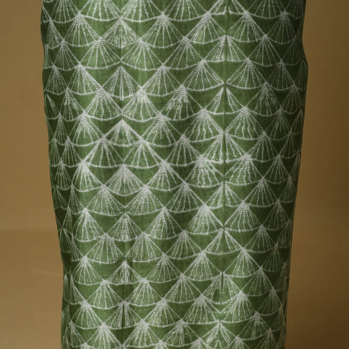 2pc maheshwari silk unstitched tie-dye nui shibori dress