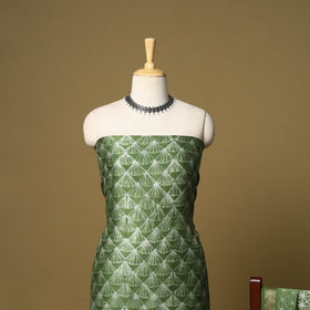 2pc maheshwari silk unstitched tie-dye nui shibori dress