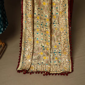 Blue - 2pc mercerised cotton unstitched pochampally ikat