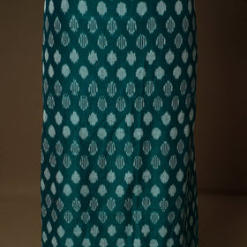 Blue - 2pc mercerised cotton unstitched pochampally ikat