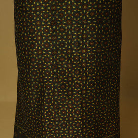 Green - 2pc natural dyed printed unstitched dress material