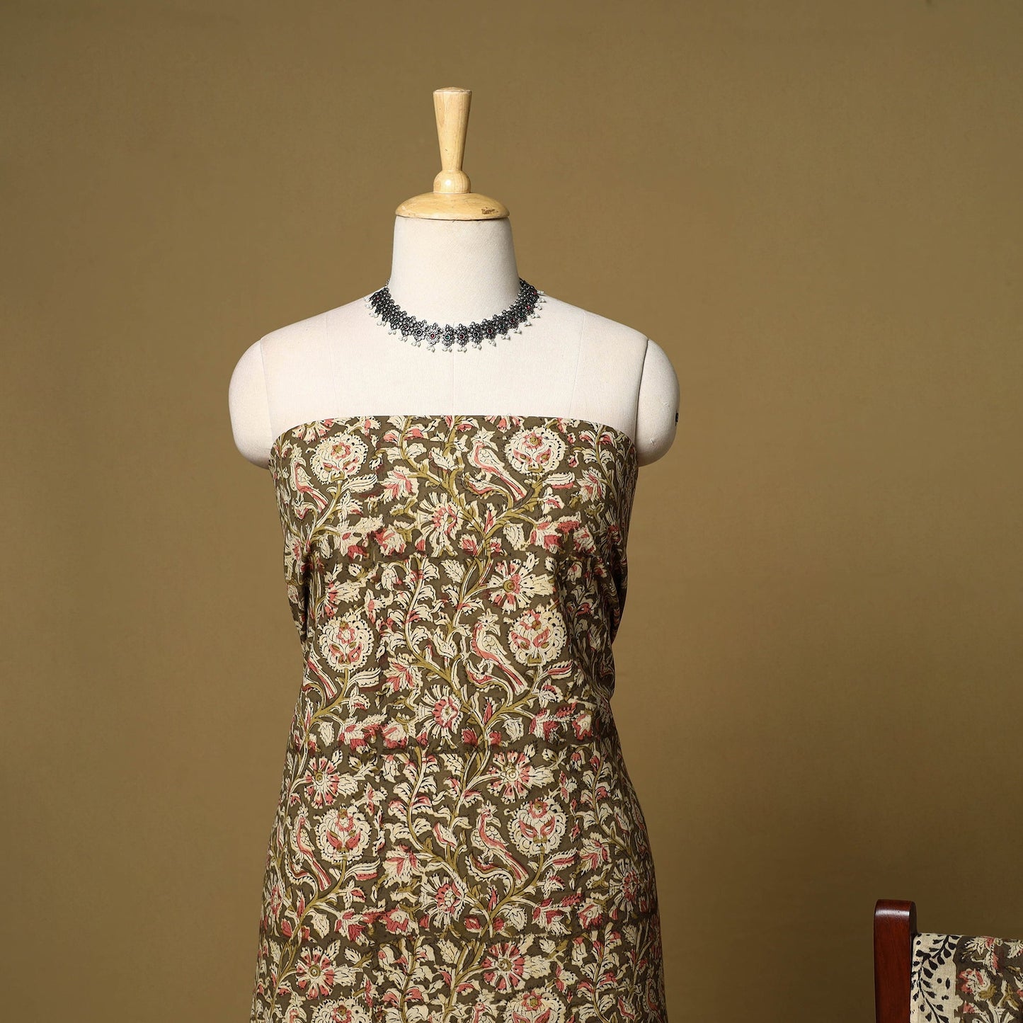 2pc natural dyed cotton unstitched kalamkari dress material