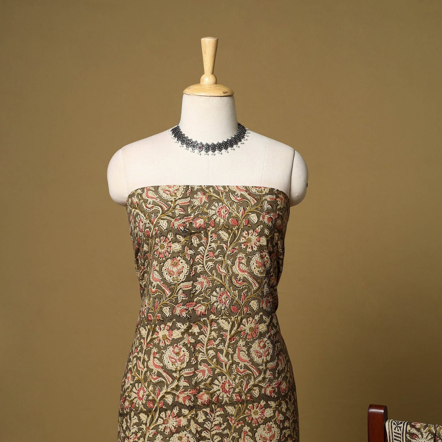 2pc natural dyed cotton unstitched kalamkari dress material