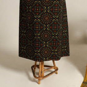 Green - 2pc natural dyed unstitched dress material 17