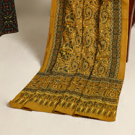 Green - 2pc natural dyed unstitched dress material 17