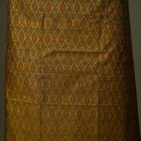 Green - 2pc unstitched handloom sico pochampally ikat dress