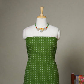 Green - 2pc unstitched jacquard dress material