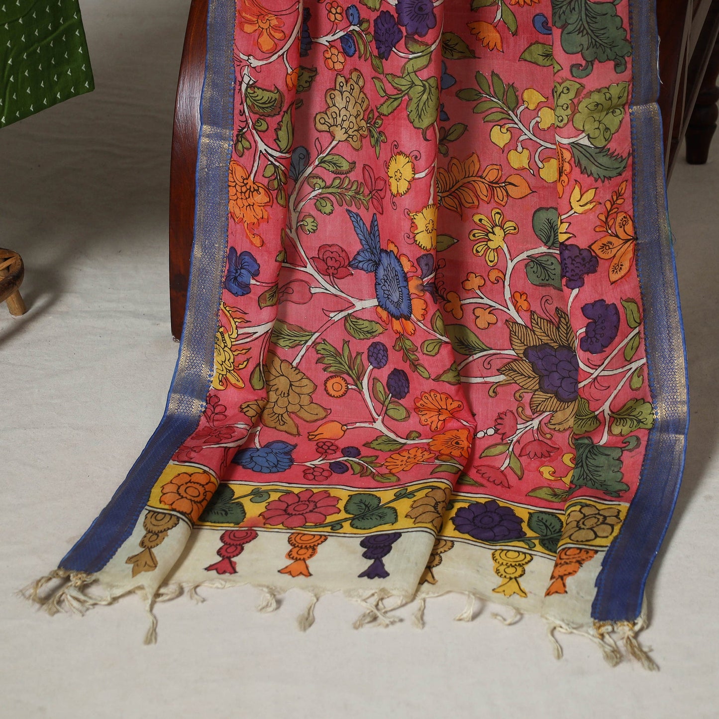 Green - 2pc unstitched jacquard dress material