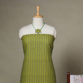 Green - 2pc unstitched jacquard dress material