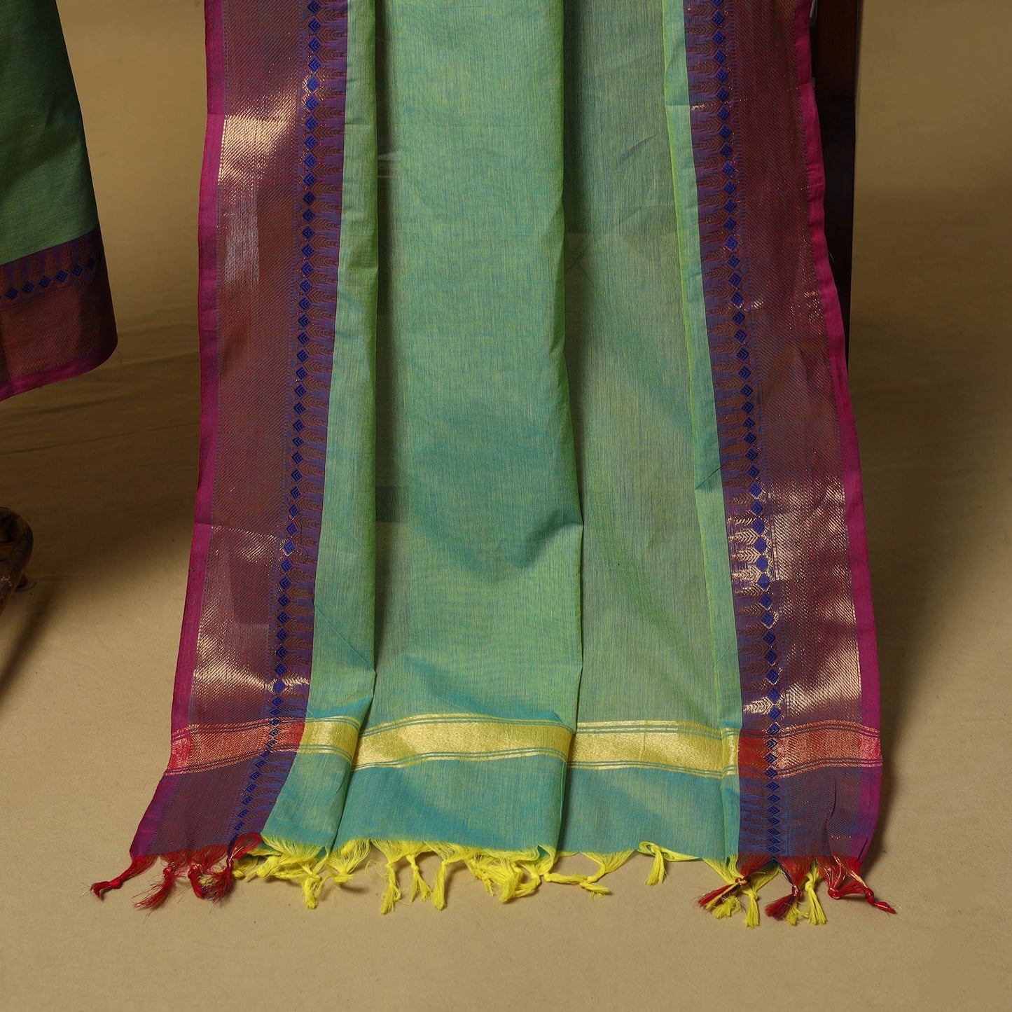 2pc unstitched kandangi chettinad cotton dress material 06