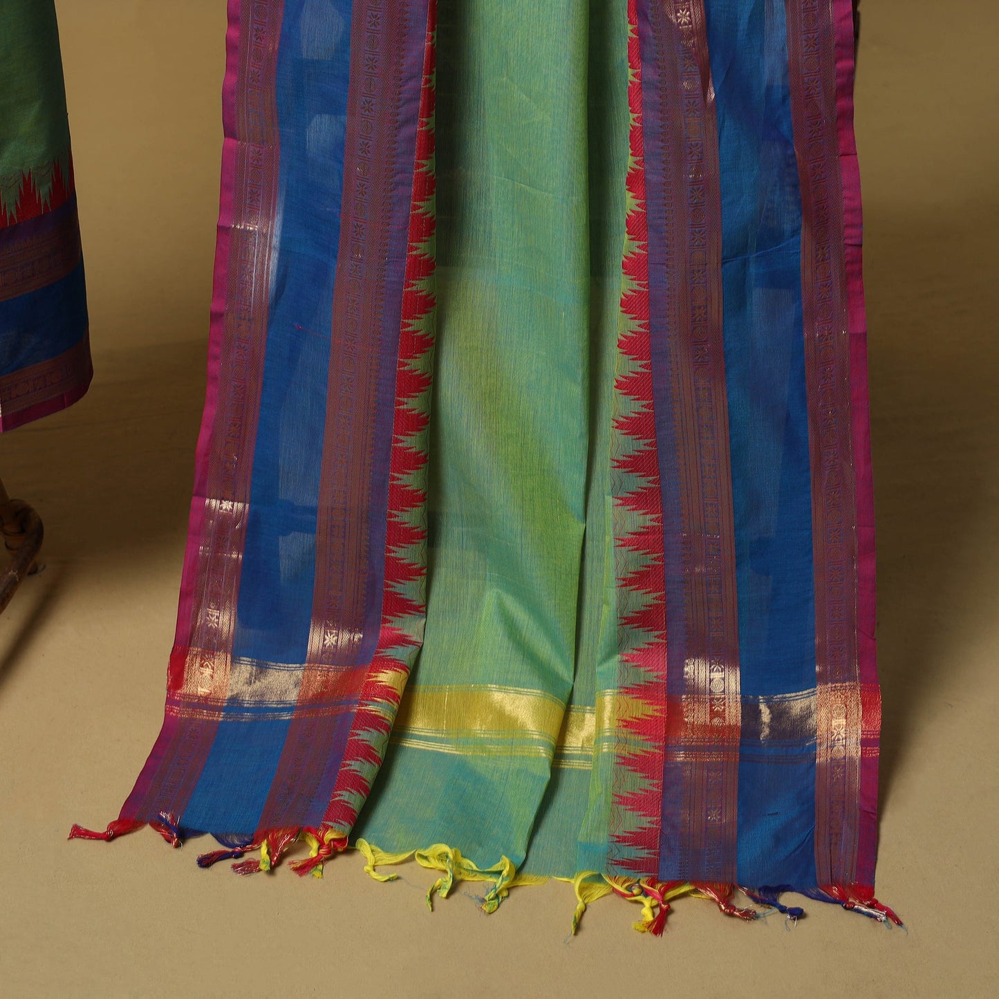 2pc unstitched kandangi chettinad cotton dress material 08