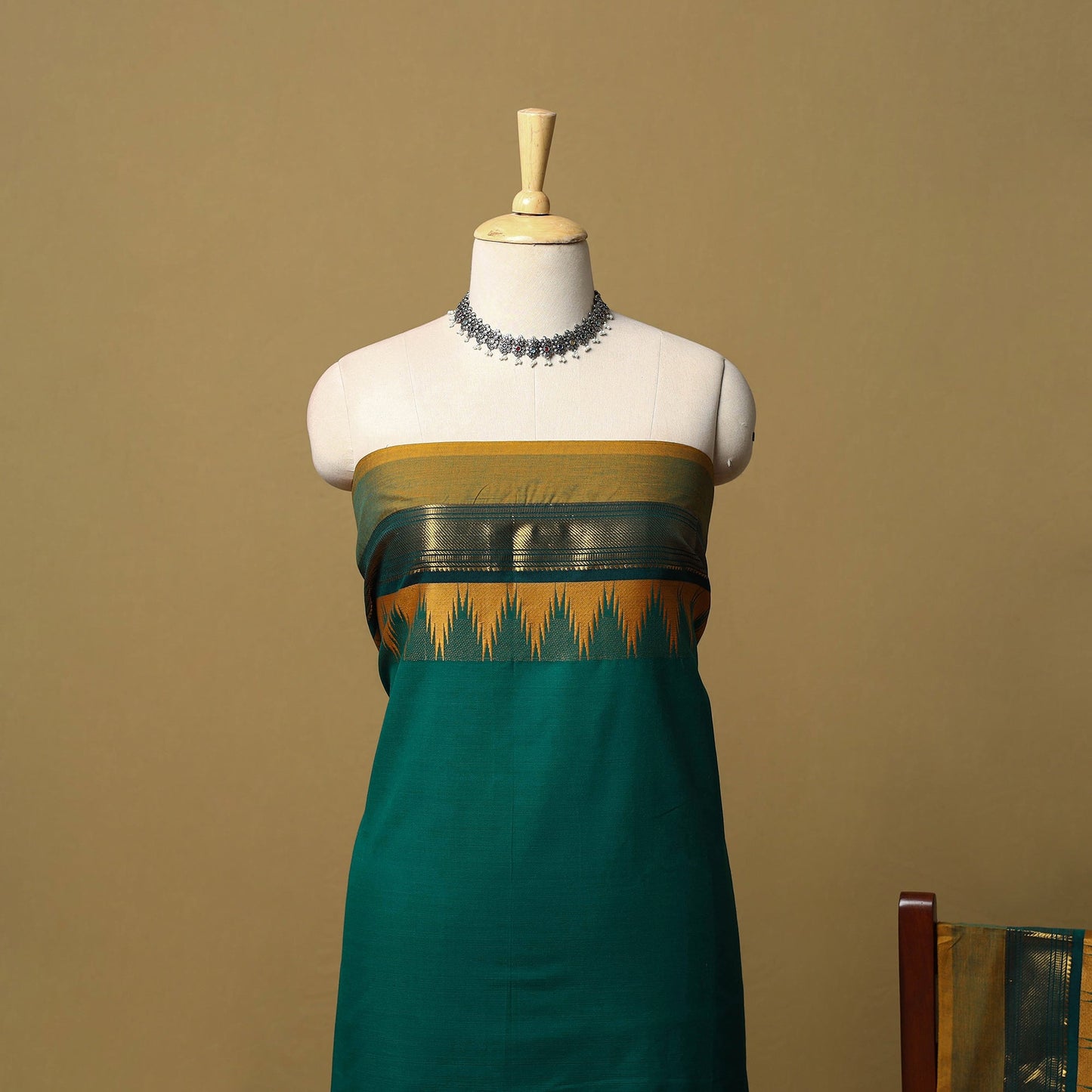 2pc unstitched kandangi chettinad cotton dress material 14