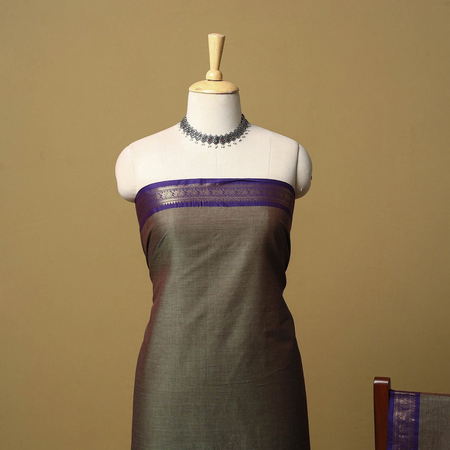 2pc unstitched kandangi chettinad cotton dress material 17