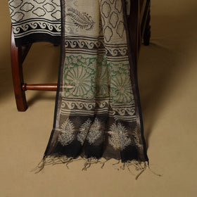 3pc kota doria cotton bagru unstitched dress material 40