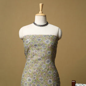 3pc kota doria cotton sanganeri unstitched dress material