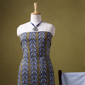 Green - 3pc cotton bagh unstitched dress material