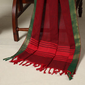 Green 3pc Cotton Unstitched Dharwad Dress Material