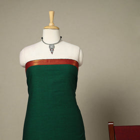 Green 3pc Cotton Unstitched Dharwad Dress Material