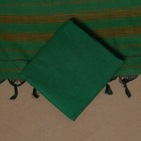 Green - 3pc cotton unstitched dharwad dress material 12