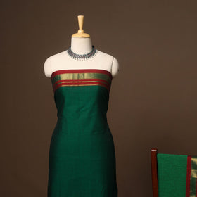 Green - 3pc cotton unstitched dharwad dress material 17