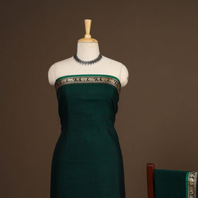 Green - 3pc cotton unstitched dharwad dress material