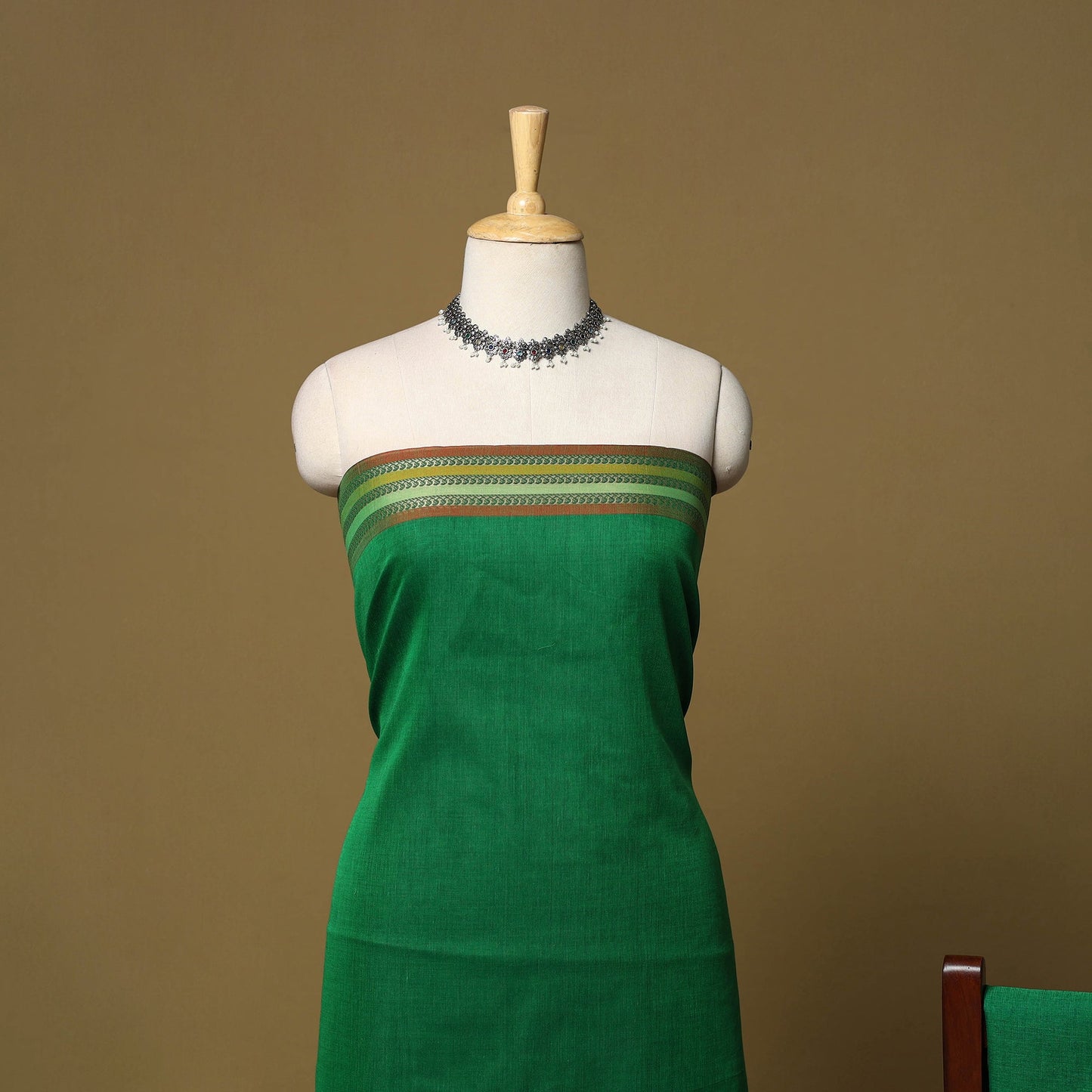 3pc cotton unstitched dharwad dress material with border 10