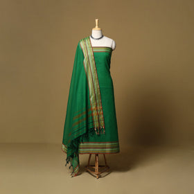 3pc cotton unstitched dharwad dress material with border 10