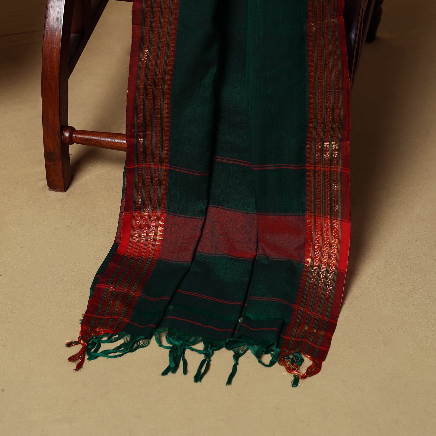 3pc cotton unstitched dharwad dress material with border 15