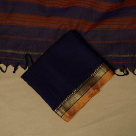 3pc cotton unstitched dharwad dress material with border 19