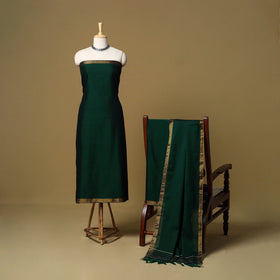 3pc cotton unstitched dharwad dress material with border 29