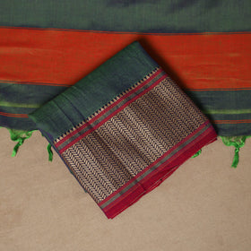 Green - 3pc cotton unstitched dharwad dress material