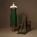 Green - 3pc cotton unstitched dharwad dress material